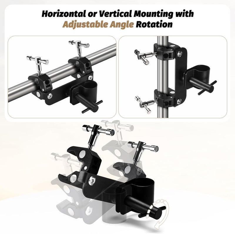 GADFISH Gen 3 Starlink Mount for RV Ladder & Roof Rack, Adjustable With Pipe Adapter for Pole/Roof/Camper/Railing Use, Compatible With Starlink Gen3 - Image 2